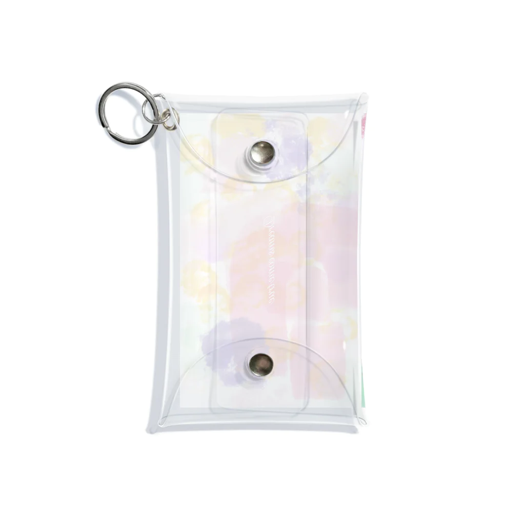 color on colorのcolor on color／オリジナルデザイン Mini Clear Multipurpose Case