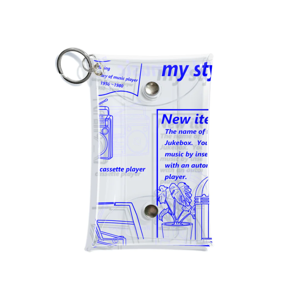 mystyle__mysyのミニクリアマルチケース Mini Clear Multipurpose Case