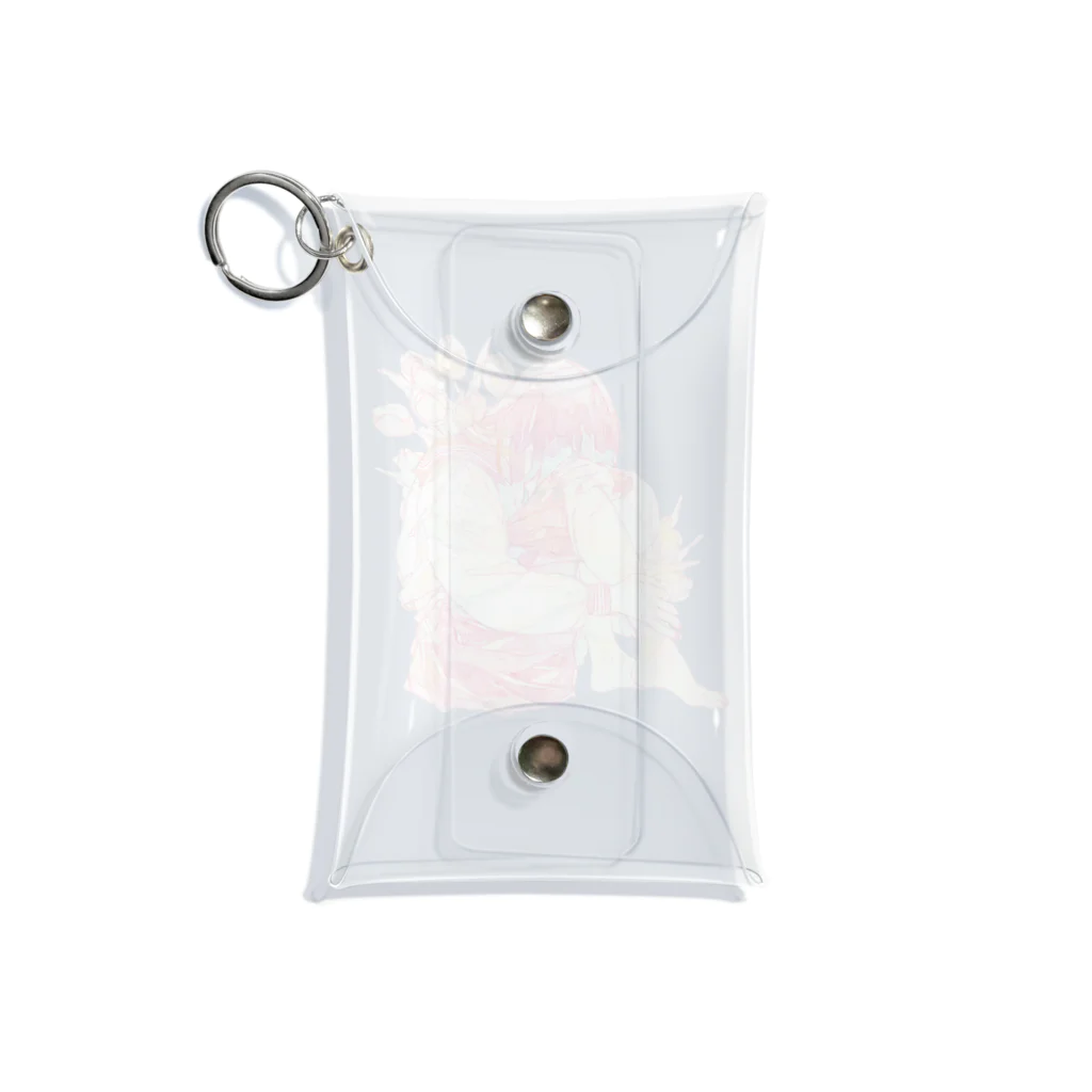 オカユウリ.okayuuriのセーラーとチューリップ Mini Clear Multipurpose Case