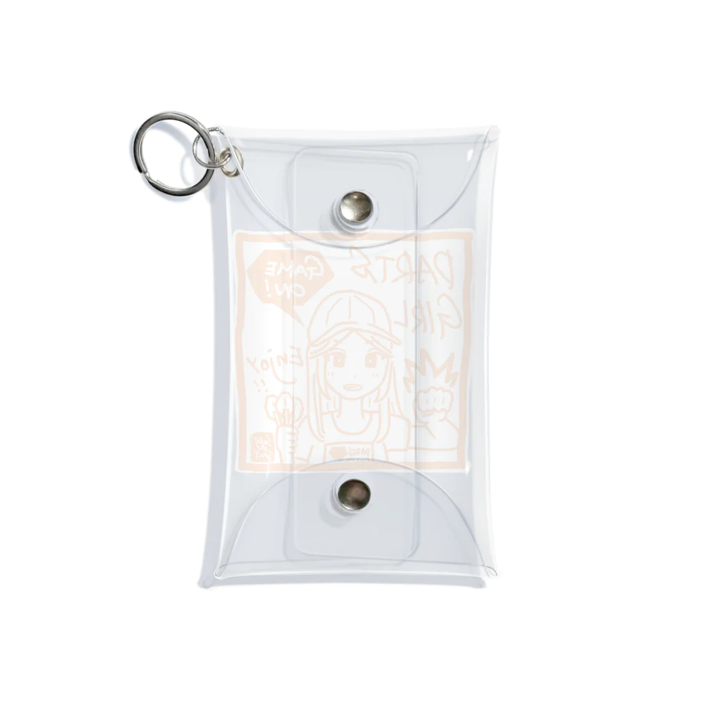 SWEET＆SPICY 【 すいすぱ 】ダーツのGAME ON!　【SPICY ORANGE】 Mini Clear Multipurpose Case