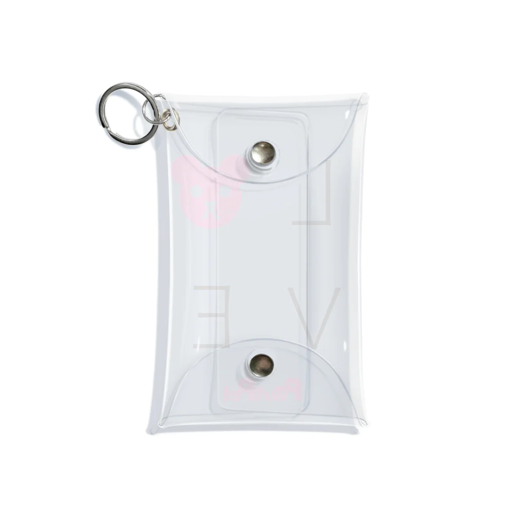 PostPet Official ShopのLOVEモモ Mini Clear Multipurpose Case