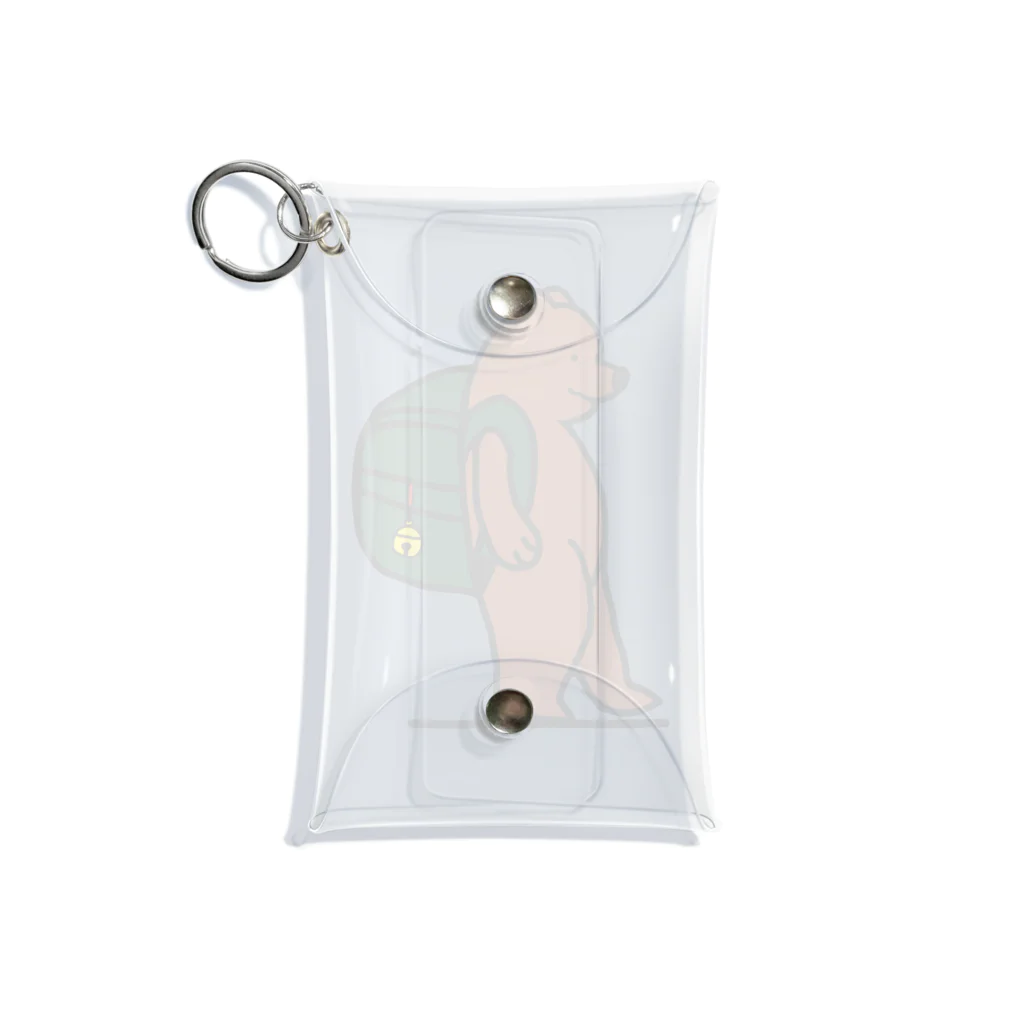 ＋Whimsyのcamp bear Mini Clear Multipurpose Case