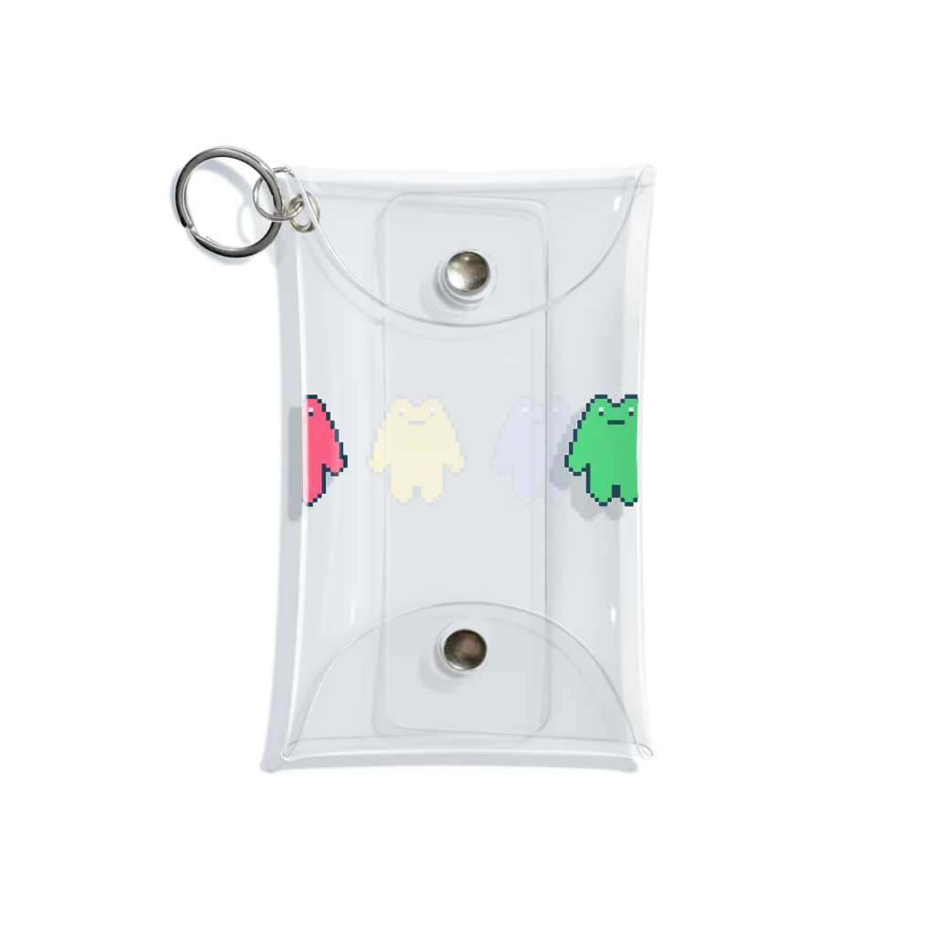 Mag太のカエルたち Mini Clear Multipurpose Case