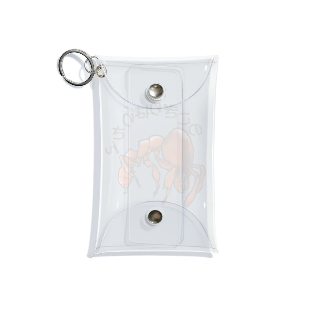 ANT☆Diaryののこぎりはりさん Mini Clear Multipurpose Case