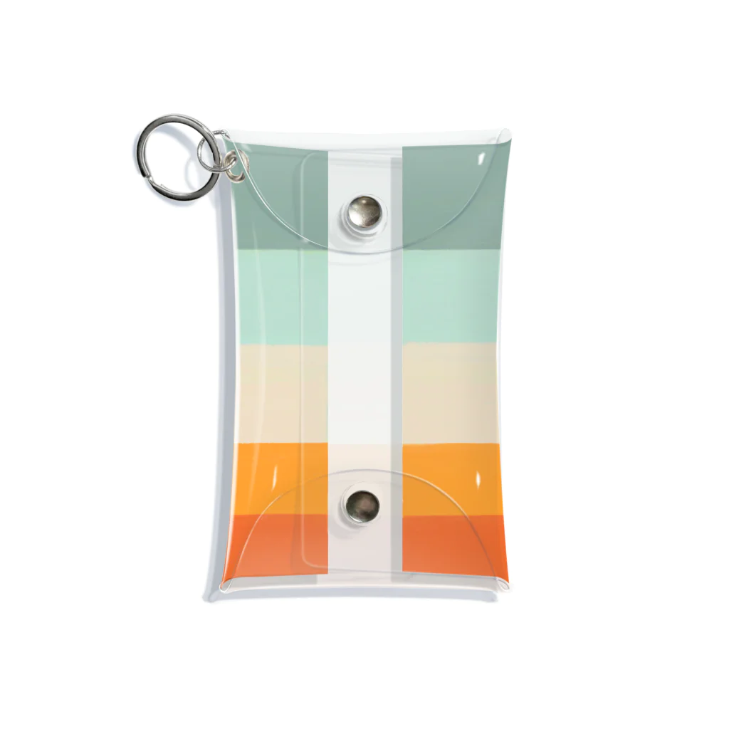 NOWHERE BUT NOW HEREのLove by the Sea Mini Clear Multipurpose Case