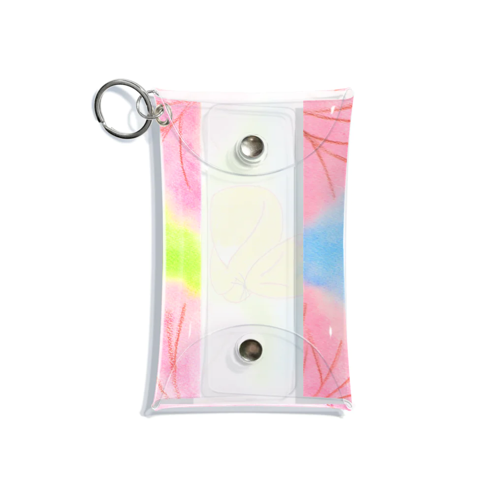 月彩宮SUZURI支店のkogitune o-kon! No.06 Mini Clear Multipurpose Case