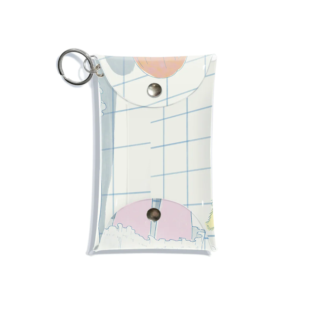 えちかわ雑貨店のI love”Fuwa Fuwa “2 Mini Clear Multipurpose Case