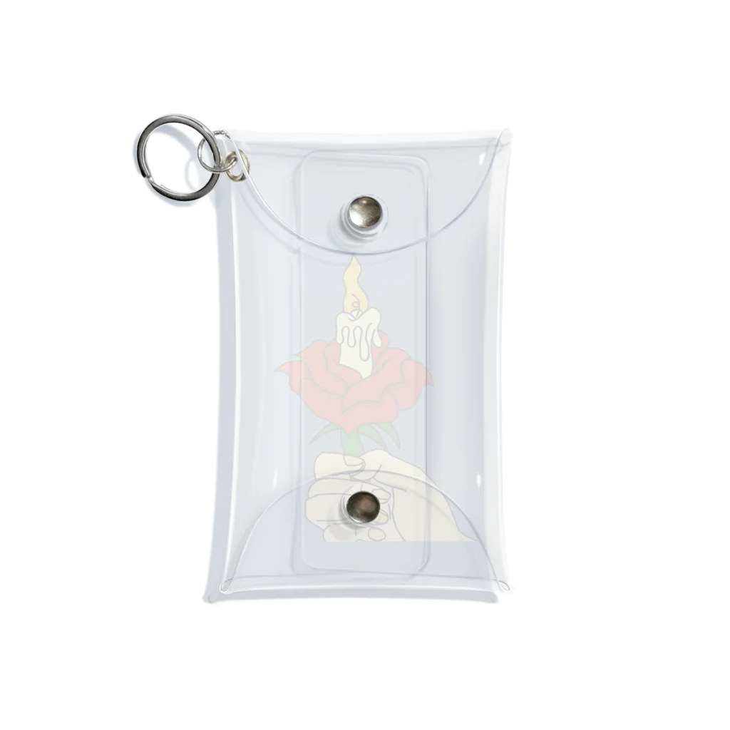 katie worksのS/S HUNG OUT TEE Mini Clear Multipurpose Case