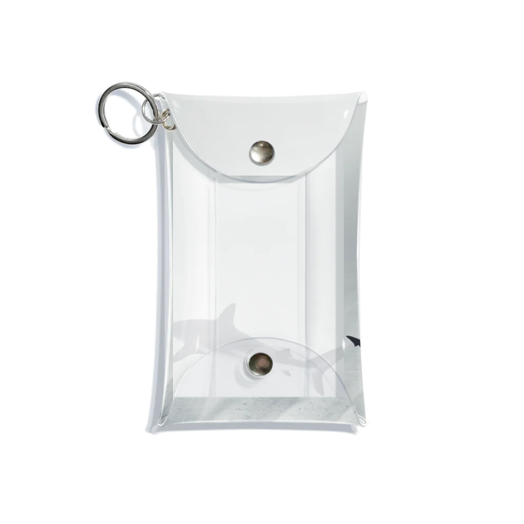 sucalabeの墨　鮫 Mini Clear Multipurpose Case