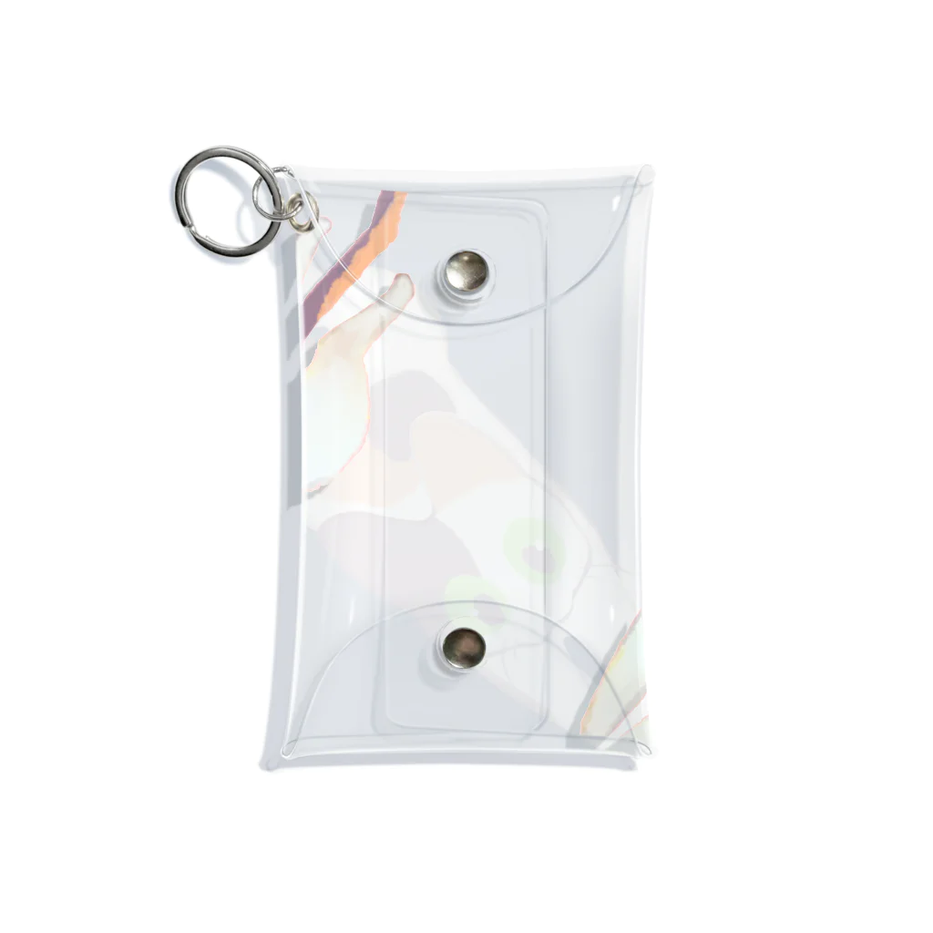 大統領のねこちゃんグッズのはなくそはなちゃん Mini Clear Multipurpose Case