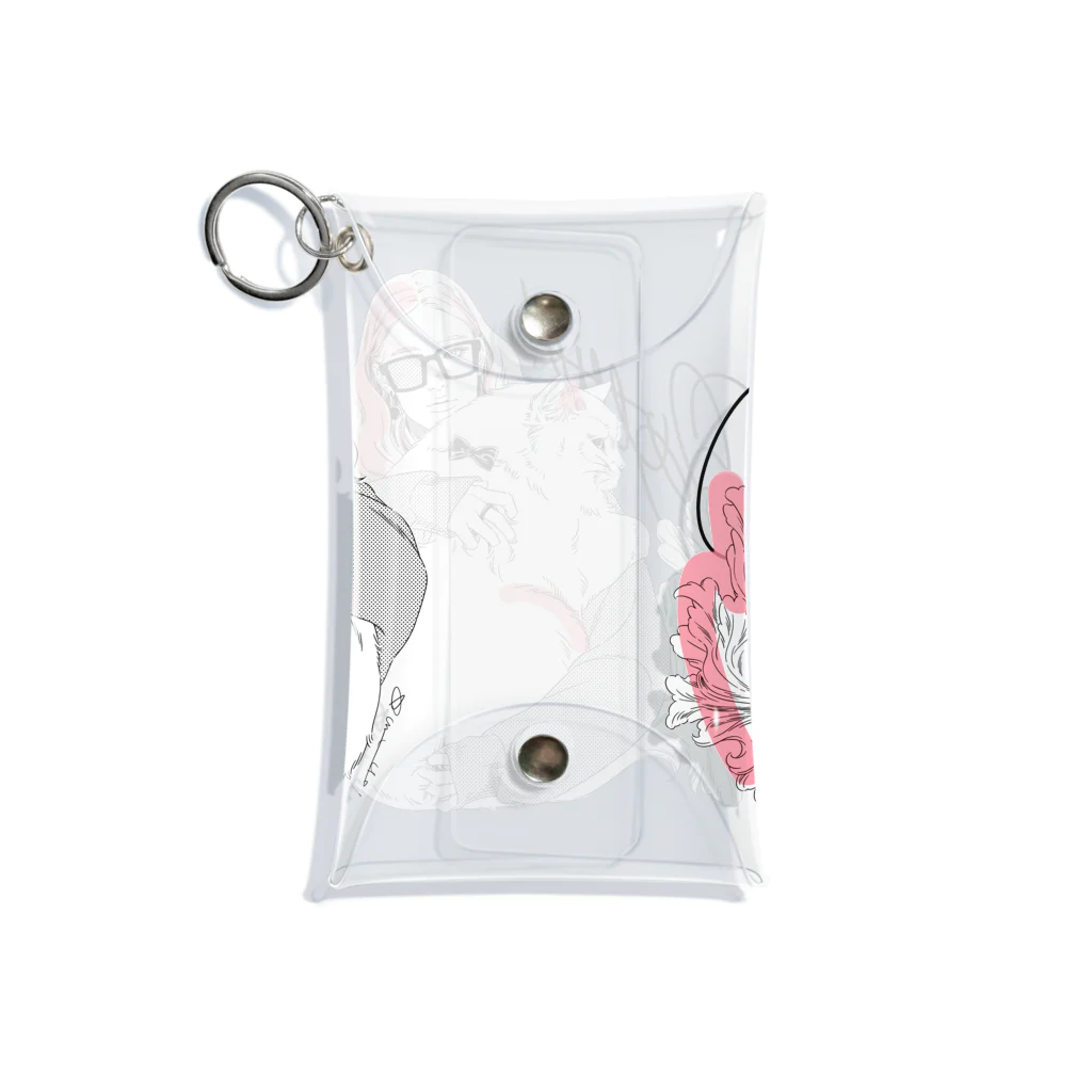 akimiyajimaのcatcatcat Mini Clear Multipurpose Case