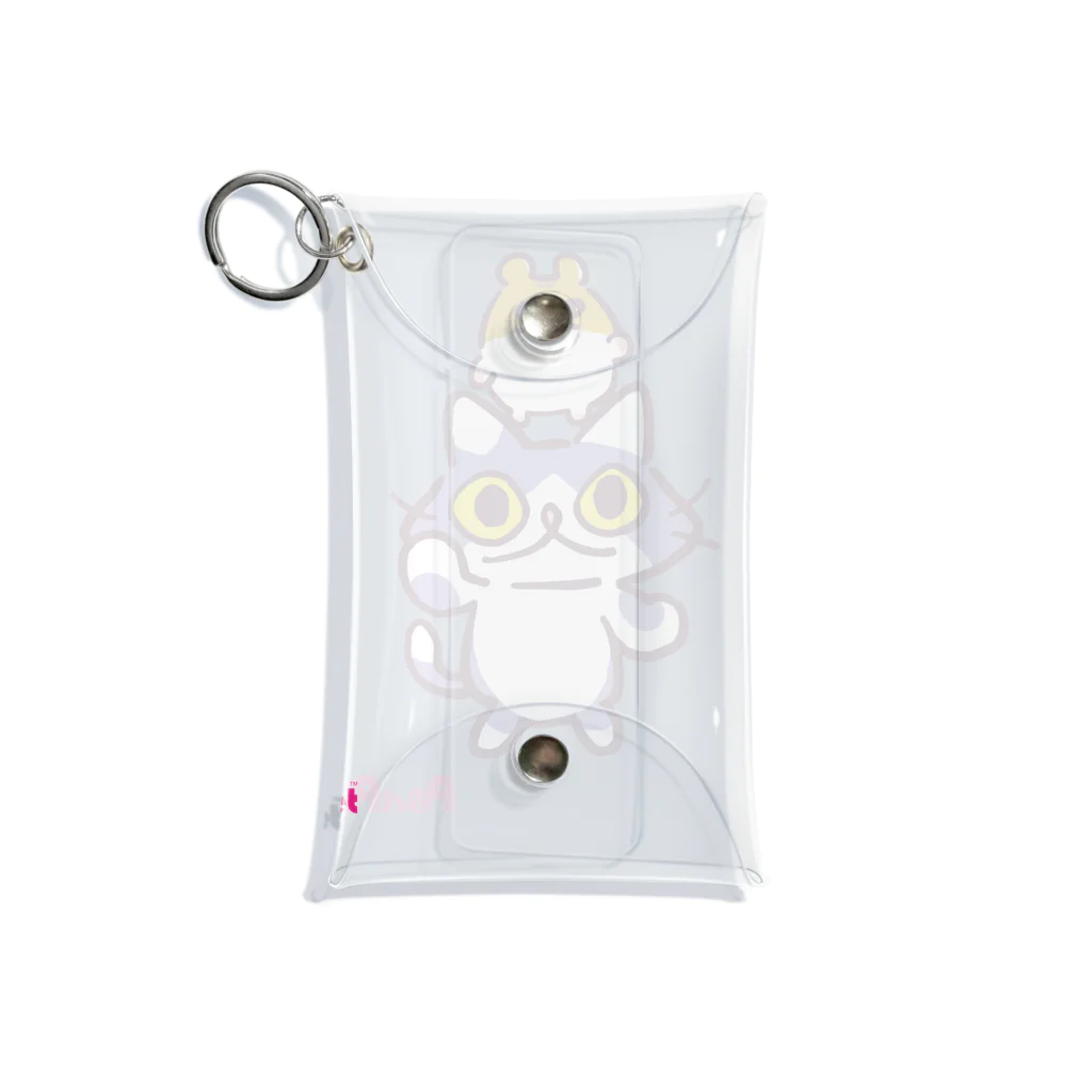 PostPet Official Shopのフロとジンパチの友情 Mini Clear Multipurpose Case