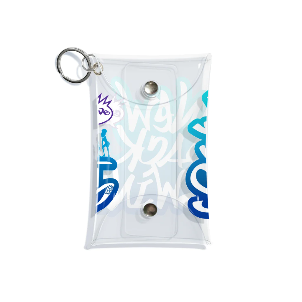 FOXY COLORSのNew Jack Swing blue  Mini Clear Multipurpose Case