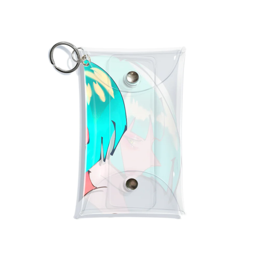 slothのかわいいかっこいい女の子　sloth  Mini Clear Multipurpose Case