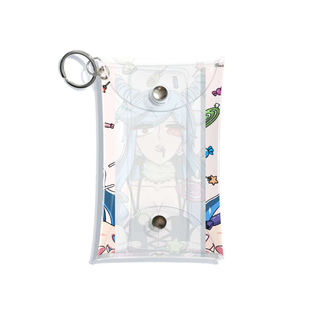 夜想明【LINEスタンプ・BOOTH販売中】のアクシスベストディアボロス Mini Clear Multipurpose Case