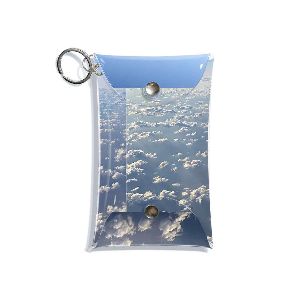 キャラバー会の空から見た雲 Mini Clear Multipurpose Case