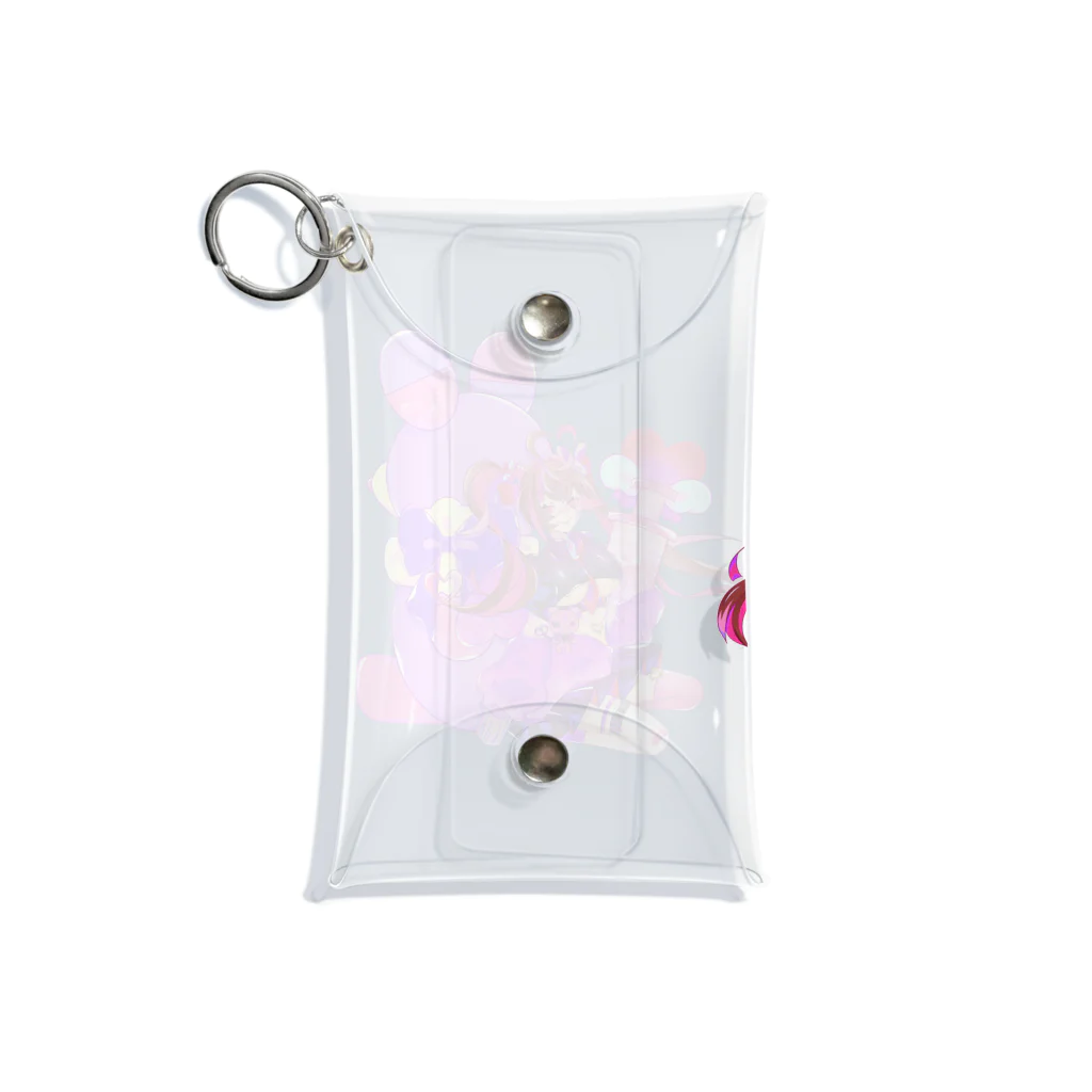 Rimε・●・зstoreのやみかわぷりんちゃん Mini Clear Multipurpose Case