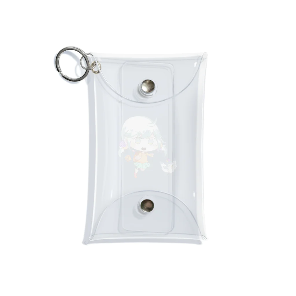 宇チュウ∅Store✩.*のカエデちゃんアイテム〜鳥さん追いかけVer.〜 Mini Clear Multipurpose Case