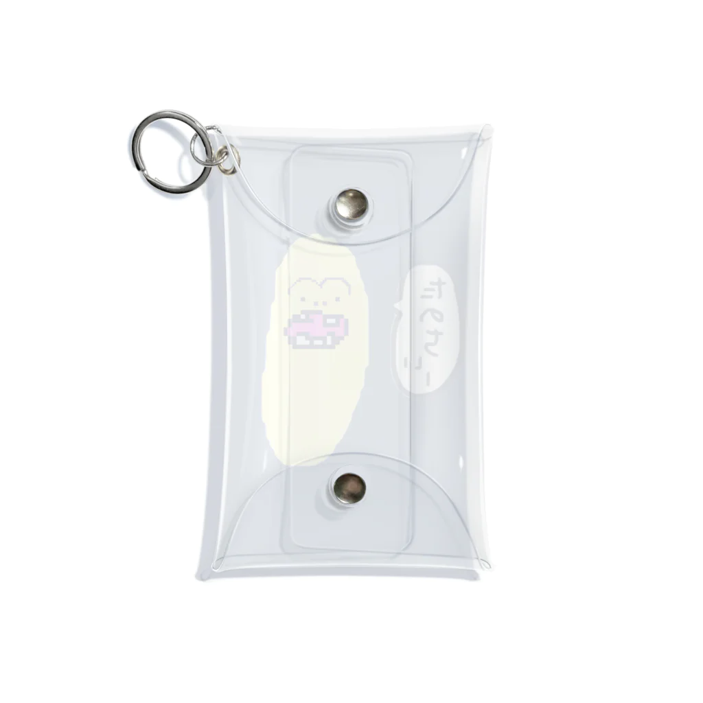 はーときんにくちゃん　YouTube わんつーすりーのつっきぃが立ちました！ Mini Clear Multipurpose Case