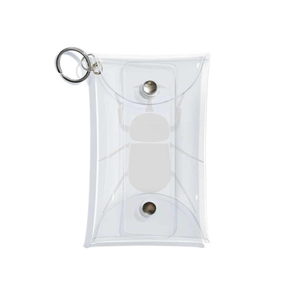 Qootiiのカブトムシ Mini Clear Multipurpose Case