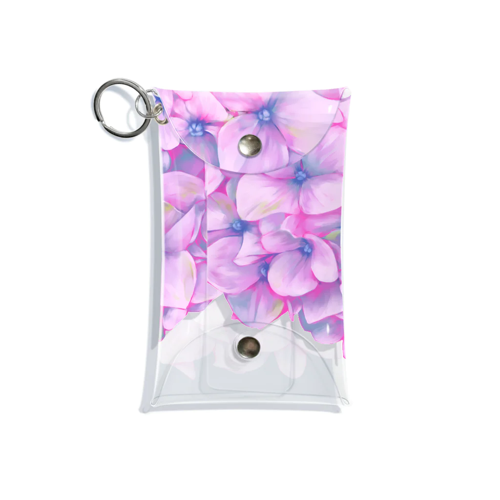 rangetuの紫陽花 Mini Clear Multipurpose Case