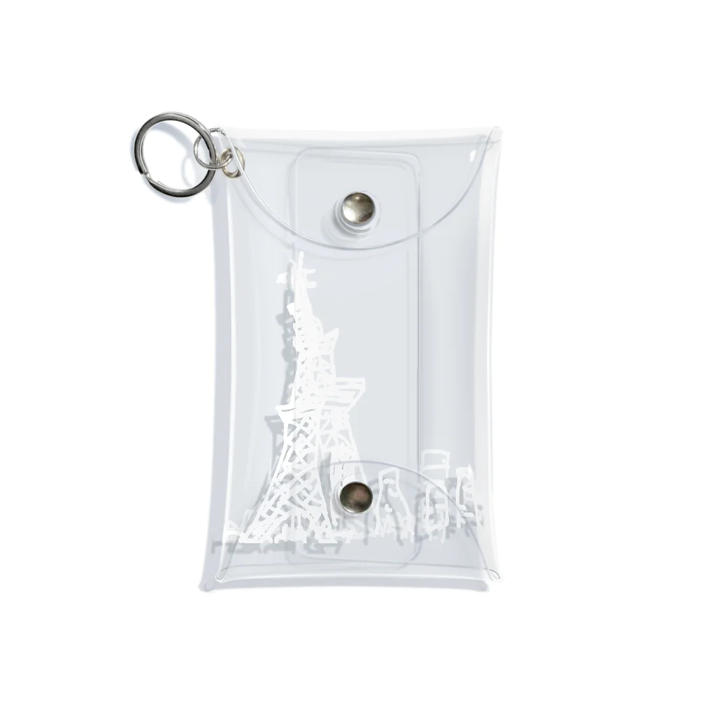 KyochiのTOKYO(白) Mini Clear Multipurpose Case