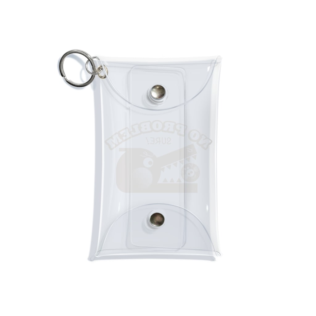 SESTA SHOPのNO PROBLEM Mini Clear Multipurpose Case