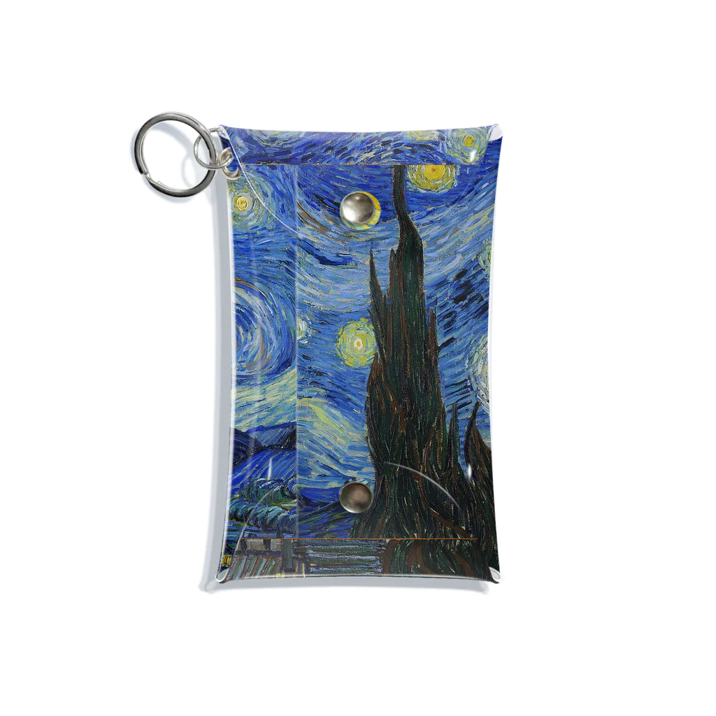 artgalleryのThe Starry Night Mini Clear Multipurpose Case