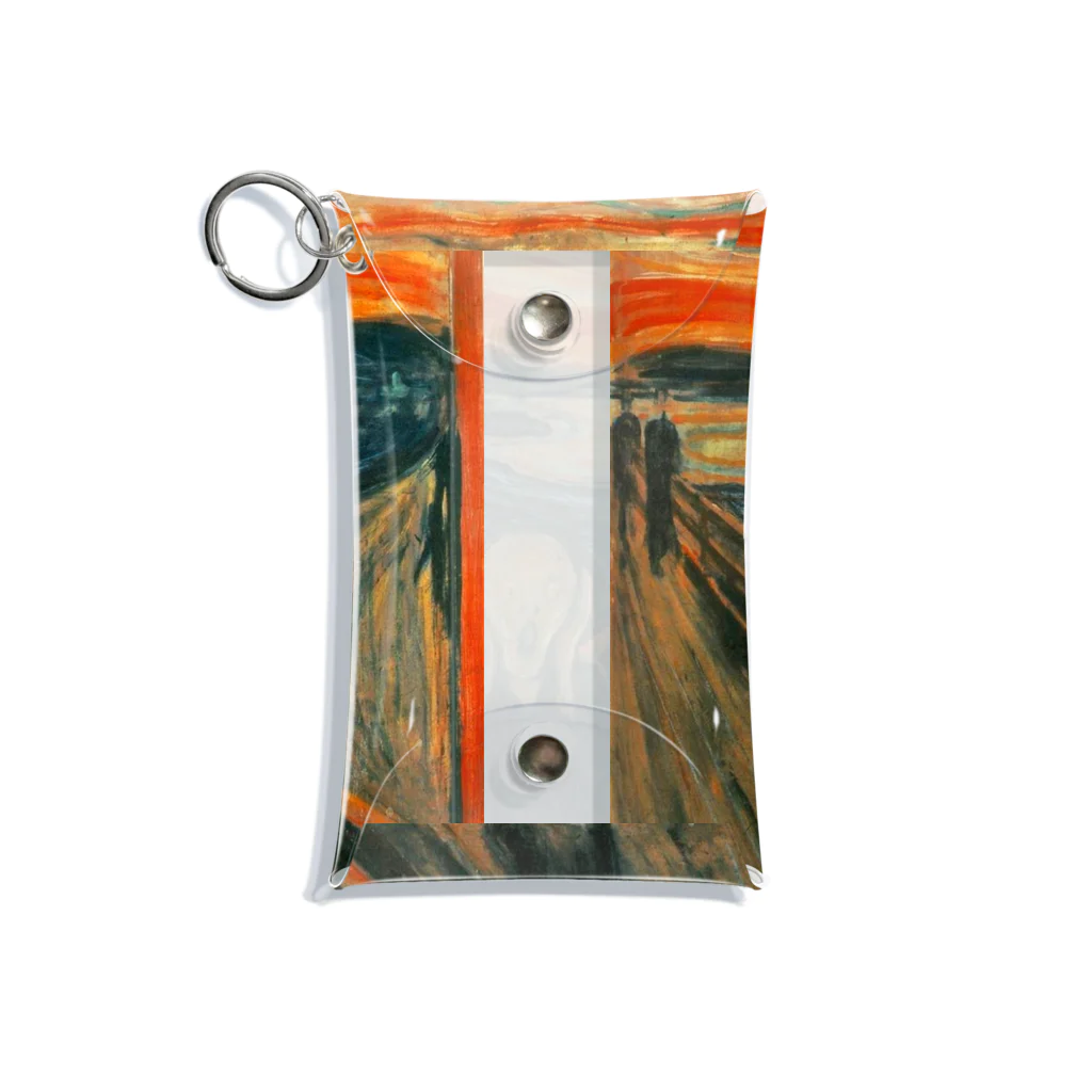 artgalleryのThe Scream Mini Clear Multipurpose Case