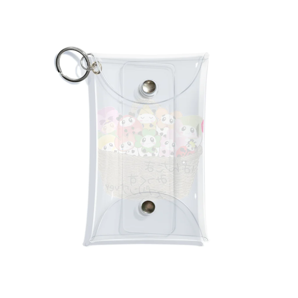 YmMy_shopのぱんたま♡　スプリングver Mini Clear Multipurpose Case