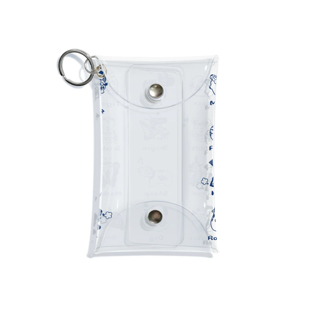 SU-KUのThe Zodiac of Fukushima Mini Clear Multipurpose Case