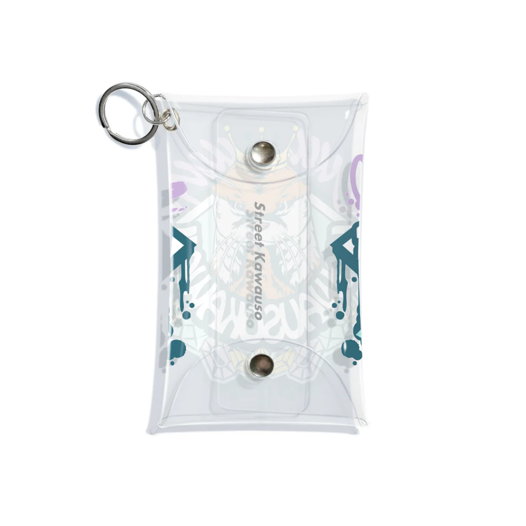 カワウソとフルーツの𝙎𝙩𝙧𝙚𝙚𝙩 𝙆𝙖𝙬𝙖𝙪𝙨𝙤（マイルドver） Mini Clear Multipurpose Case