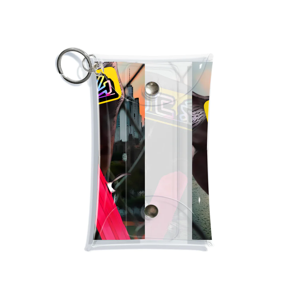 No.3japanのネコビーム Mini Clear Multipurpose Case