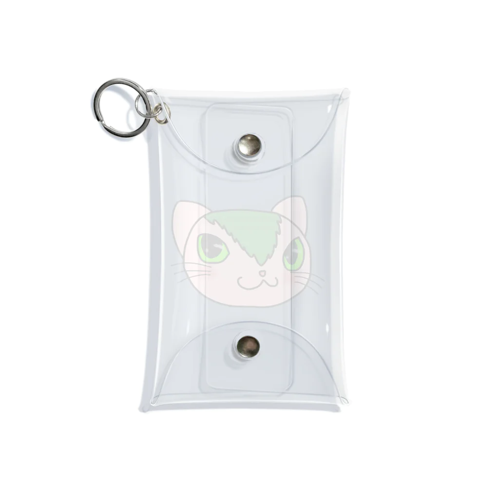 studio Leafの桜餅にゃんこ Mini Clear Multipurpose Case