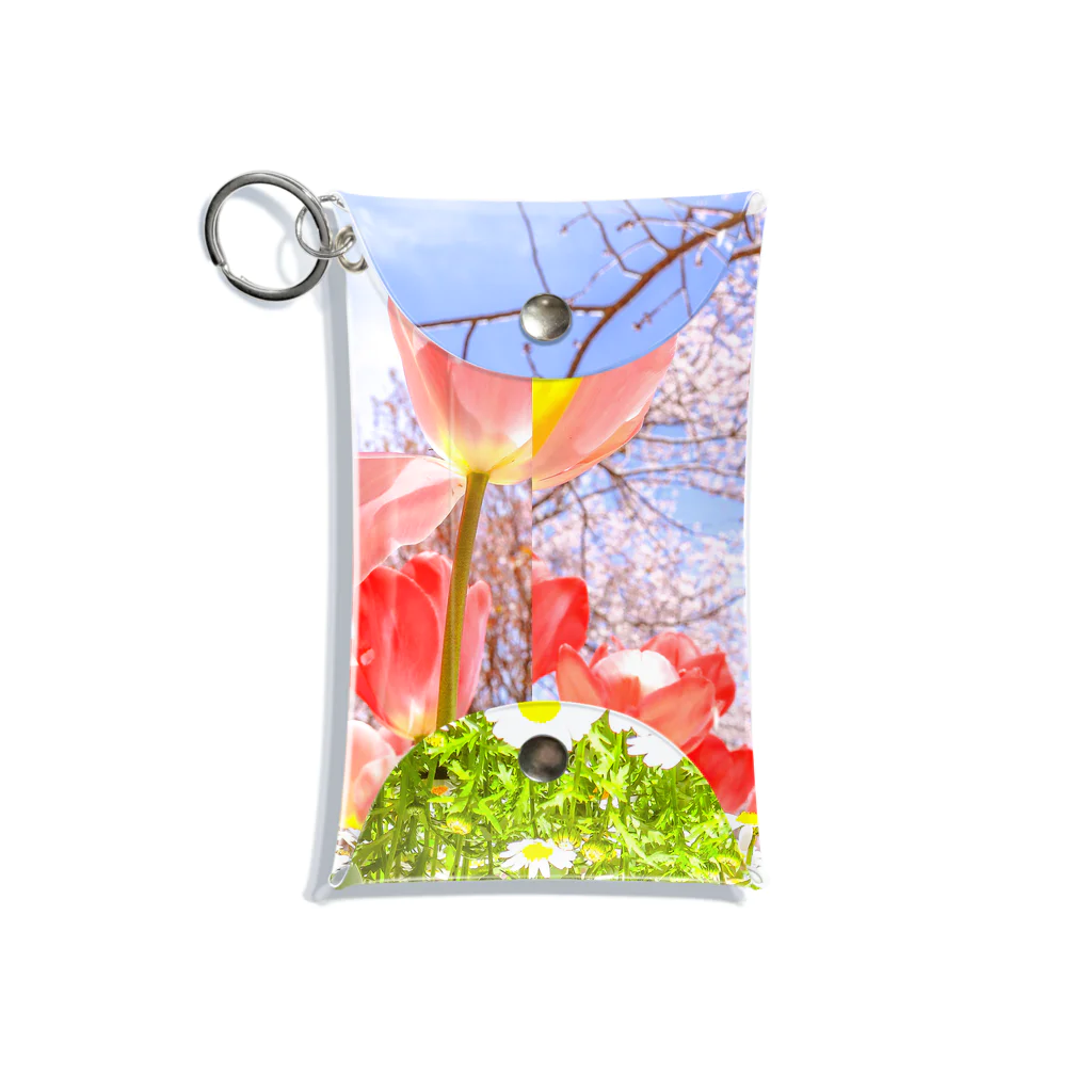 蛍石のI found the breath of spring in the park. Mini Clear Multipurpose Case