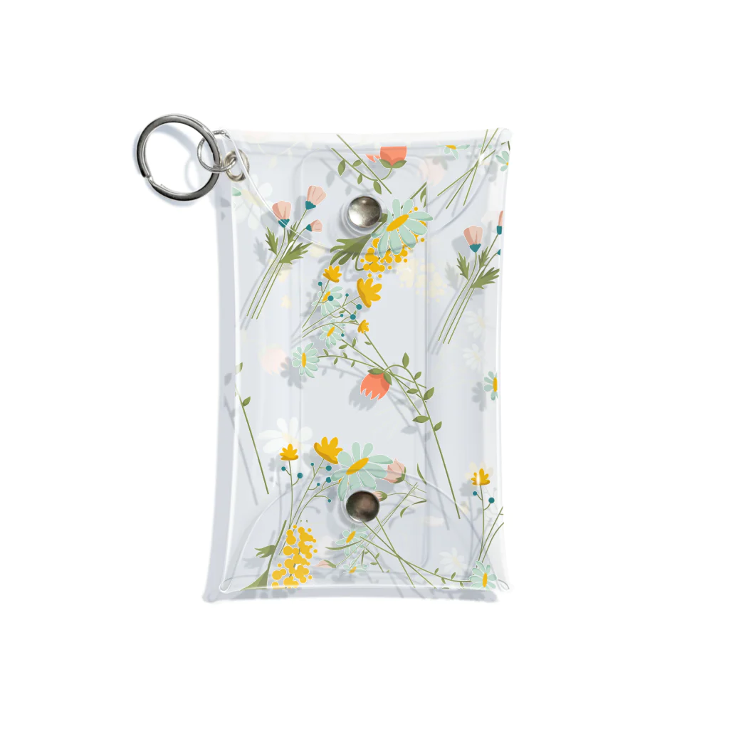 orange_honeyの花柄5 Mini Clear Multipurpose Case