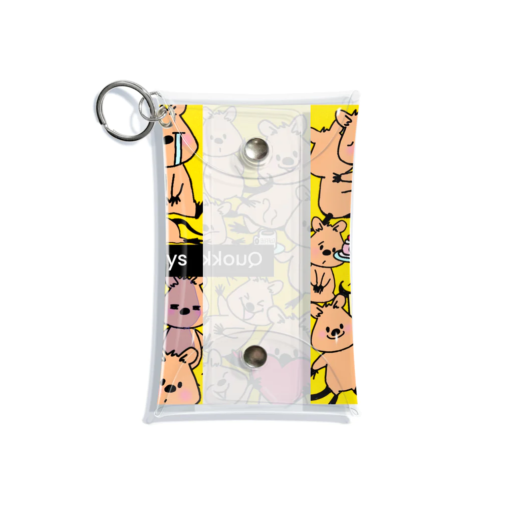 クオッカ☆ラッコ☆ minamoonplusのまいにちクオッカ　Quokka Days  Mini Clear Multipurpose Case