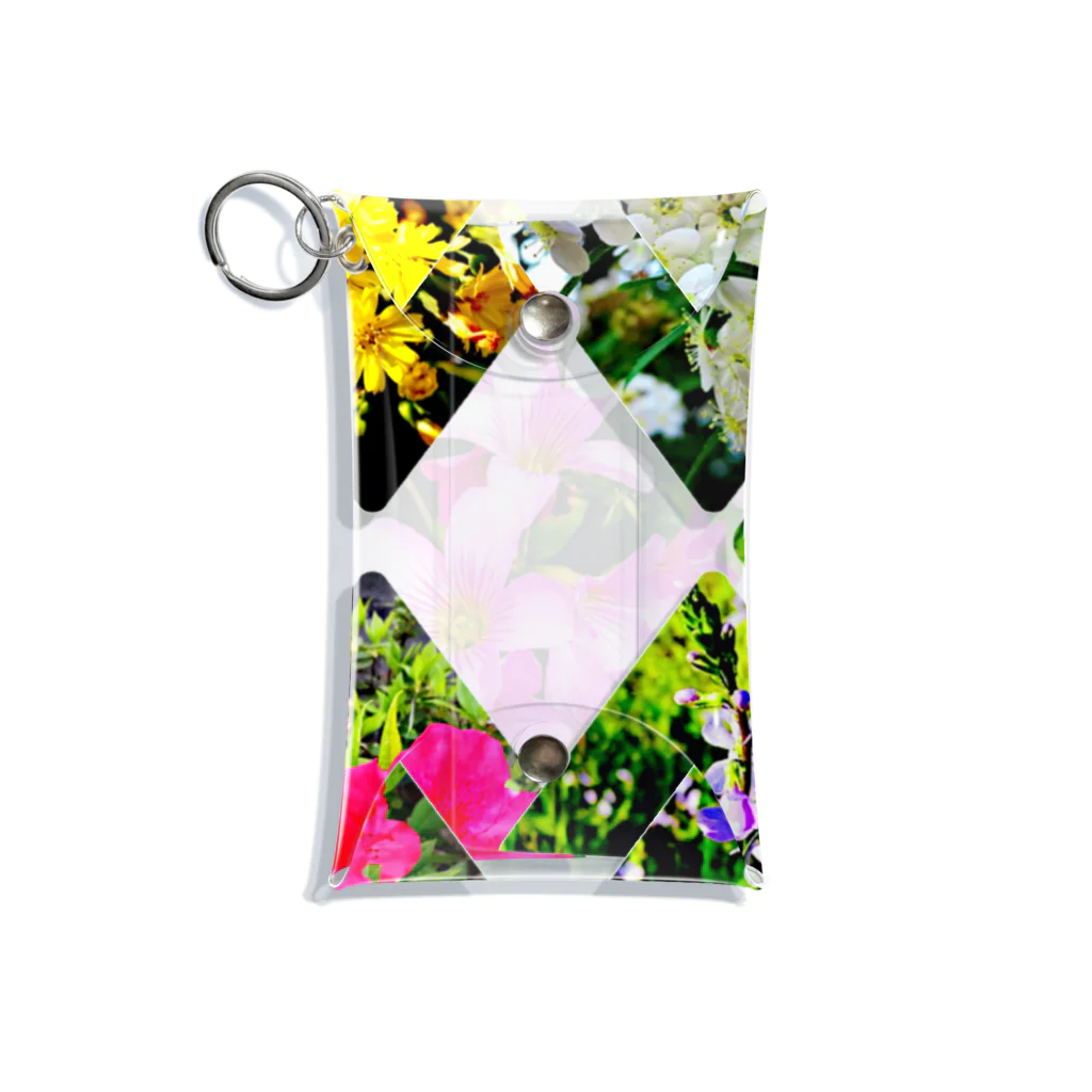 LalaHangeulの野の花シリーズ　X(エックス) Mini Clear Multipurpose Case