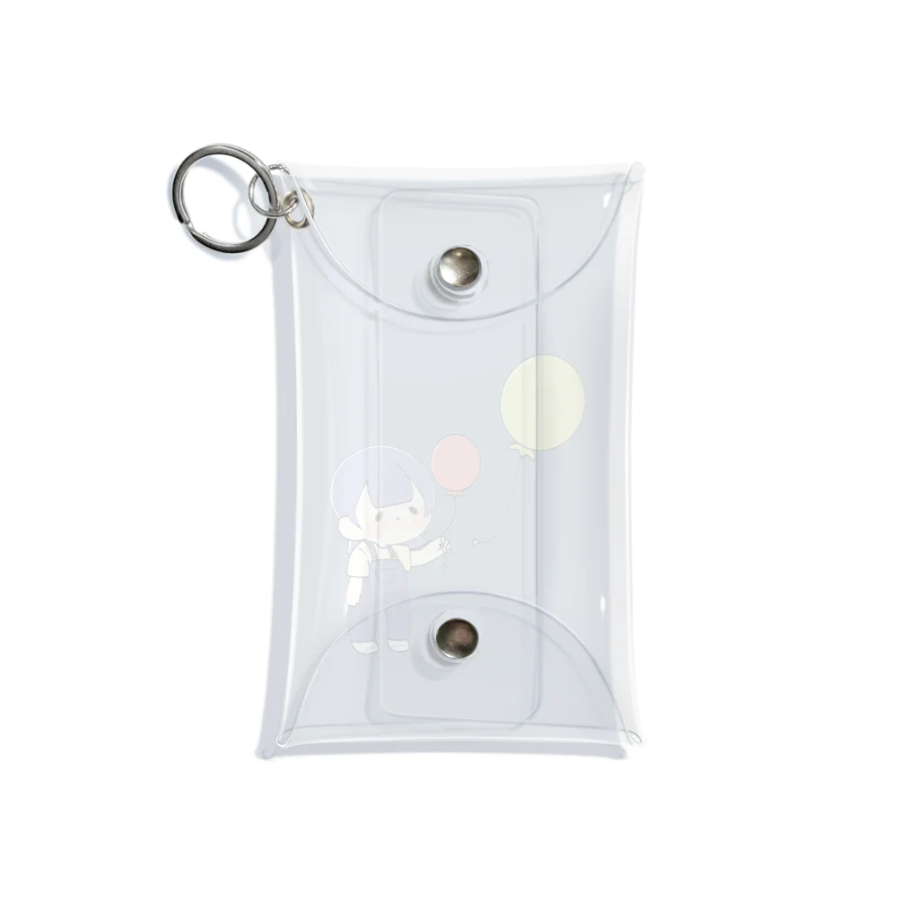 Mieのballoon  girl Mini Clear Multipurpose Case
