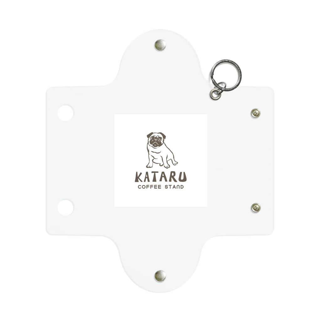 PEACE RIBBONのKATARU COFFEE Mini Clear Multipurpose Case