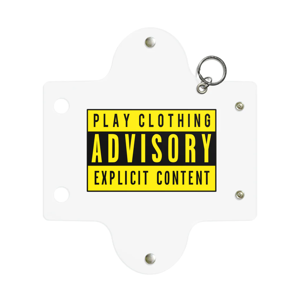 PLAY clothingのADVISORY Y ② Mini Clear Multipurpose Case