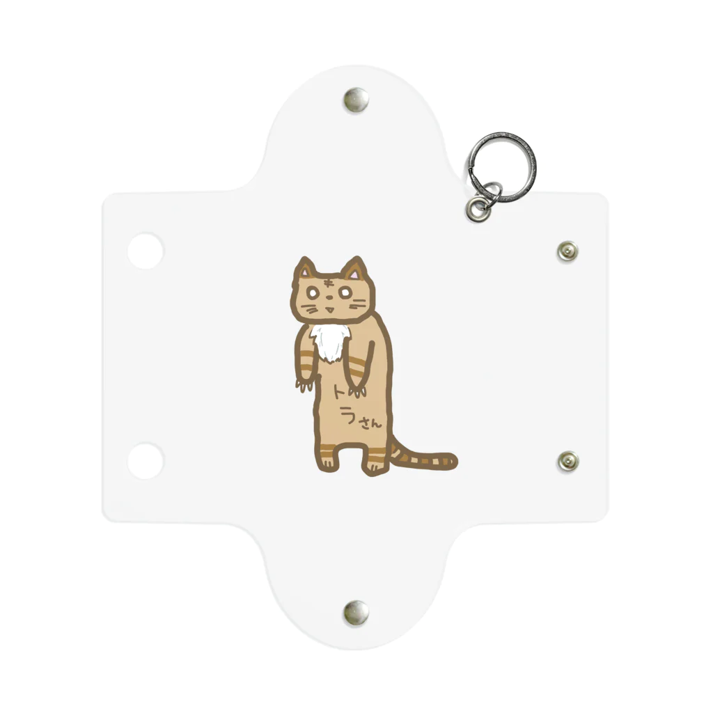 とらねこ堂のゆるかわ　とらさん（トラ猫） Mini Clear Multipurpose Case