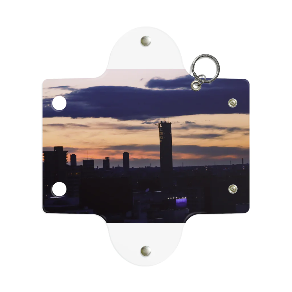 えびたろの札幌の夕日 Mini Clear Multipurpose Case