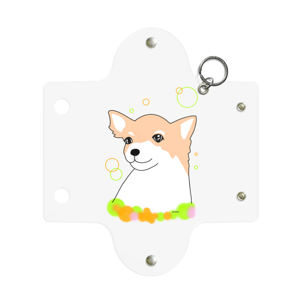 greetenのチワワ癒し犬 Mini Clear Multipurpose Case