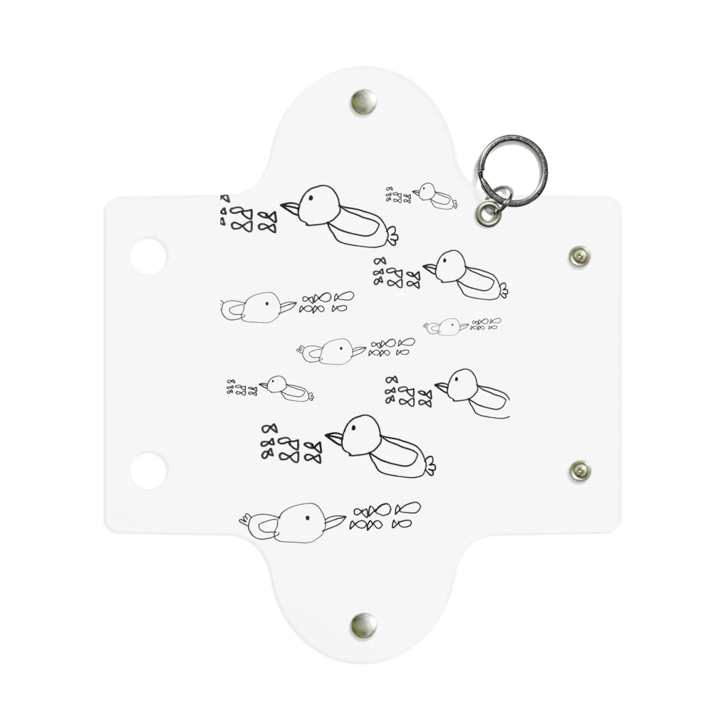 -pooh-のおいかけペンギン10 Mini Clear Multipurpose Case