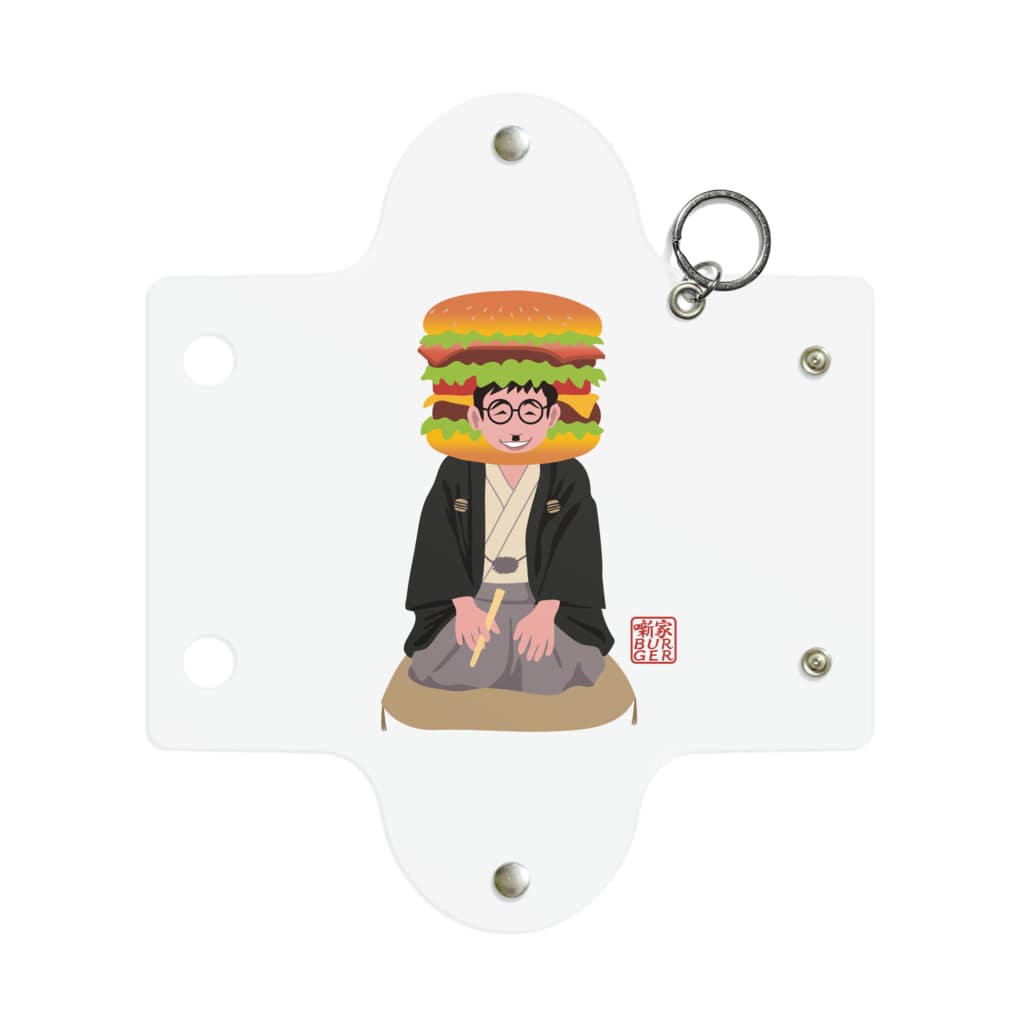 キッズモード某の噺家バーガー(かぶりものVr) Mini Clear Multipurpose Case