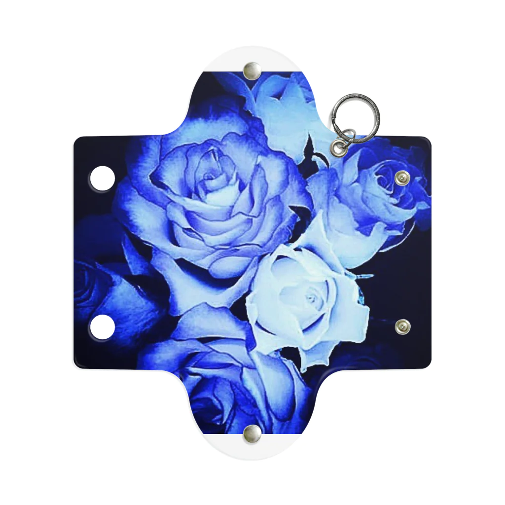 Anna’s galleryのBLUE Rose Mini Clear Multipurpose Case