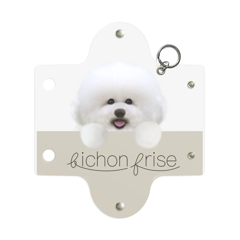 hummingbirdのビションフリーゼ　bichon frise  Mini Clear Multipurpose Case