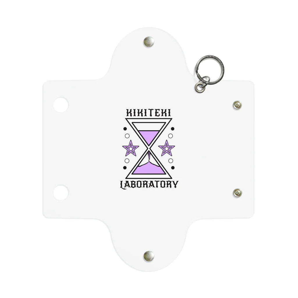 KIKITEKI_LABORATORYの砂時計 薄紫 Mini Clear Multipurpose Case