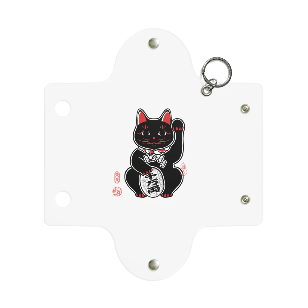 SUNSET STUDIOの縁起物　招き猫 Mini Clear Multipurpose Case